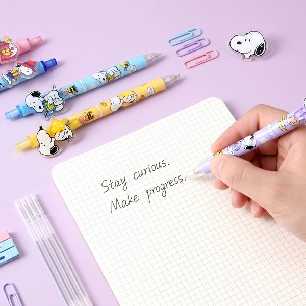Snoopy Clickie Gel Pens