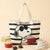 Snoopy Happy Everyday Striped Tote