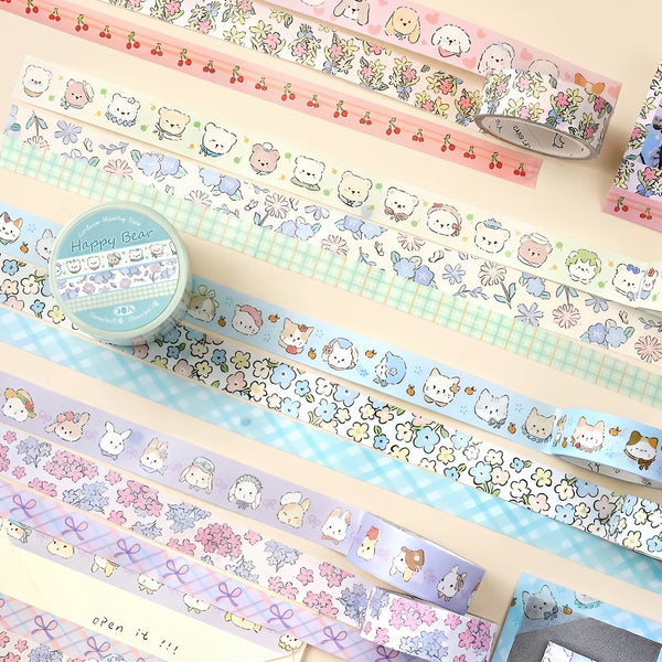 Soft Bloom Washi Tape - Set of 3