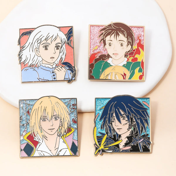 Studio Ghibli Portraits: Howl's Collection Pins