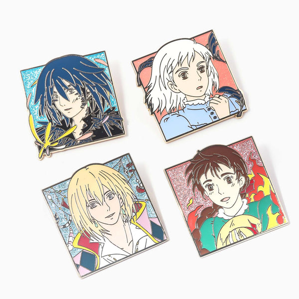 Studio Ghibli Portraits: Howl's Collection Pins