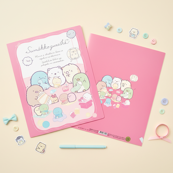 Sumikko Gurashi B5 Binder - Pink