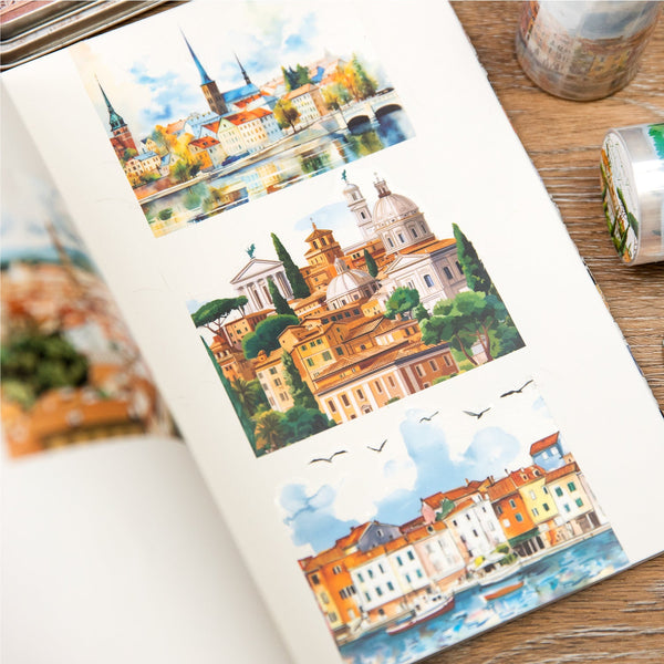 Summer In Europe Clear Washi Tapes