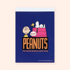 Sun-Star Peanuts Snoopy Memo Pad - Dark Blue - New Limited Edition