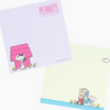 Sun-Star Peanuts Snoopy Square Memo Pad - Beige - New Limited Edition