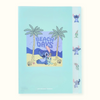 Sun-Star & Disney Stitch A4 Folder With Dividers - Limited Summer Edition - Beach Days