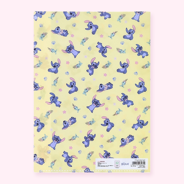Sun-Star & Disney Stitch A4 Folder With Dividers - Limited Summer Edition - Stitch