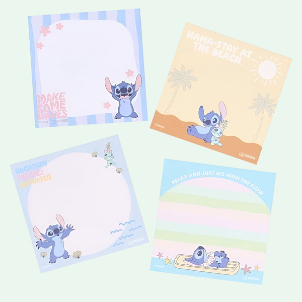 Sun-Star & Disney Stitch Memo Pad - Limited Summer Edition - Relax