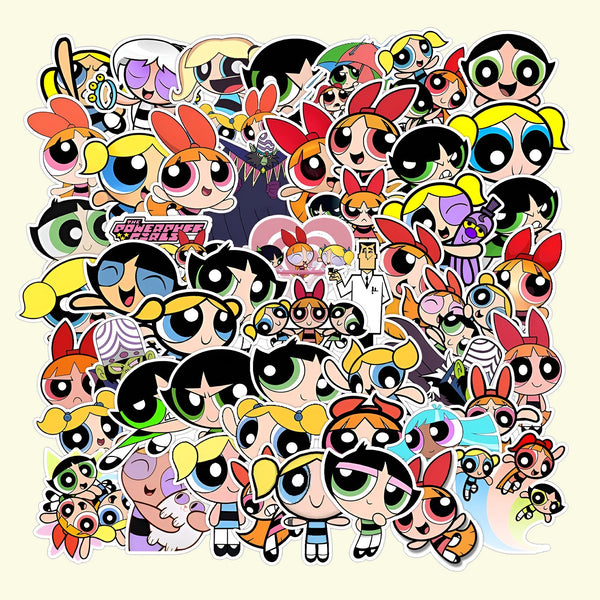 The Powerpuff Girls Cartoon Stickers