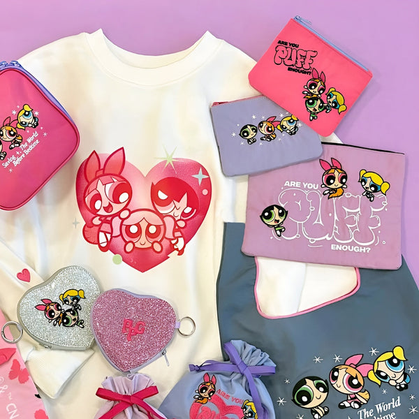 The Powerpuff Girls Cutie Carry Pouch - Lilac Pop