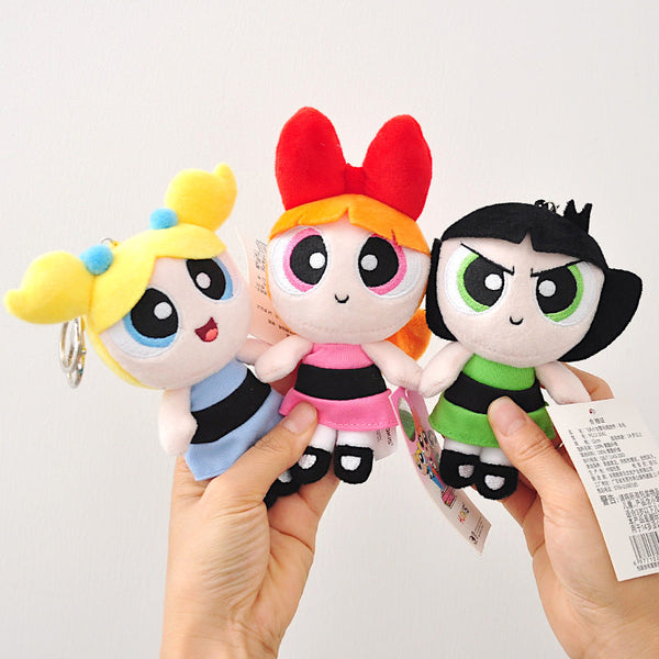 The Powerpuff Girls Plush Bag Charm Keychain