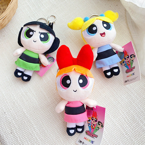 The Powerpuff Girls Plush Bag Charm Keychain