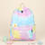 Rainbow Tie-Dye Nylon Backpack - Sunshine Sorbet