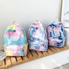 Rainbow Tie-Dye Nylon Backpack - Sunshine Sorbet
