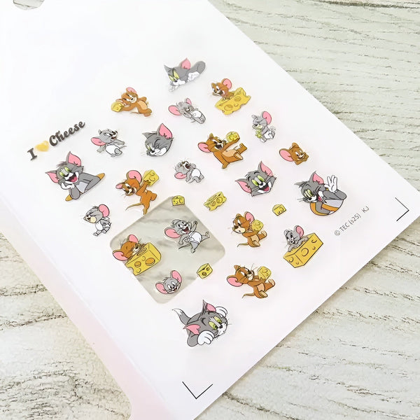 Tom & Jerry Deco Petit Stickers - I Love Cheese