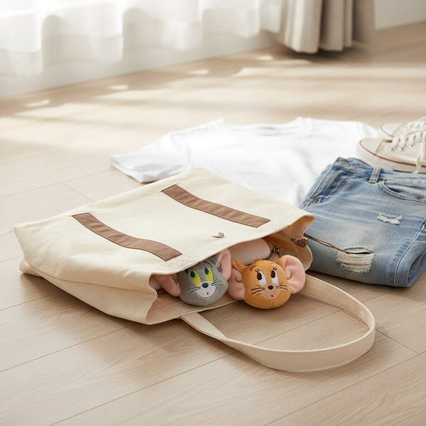 Tom & Jerry Plush Pin Badge