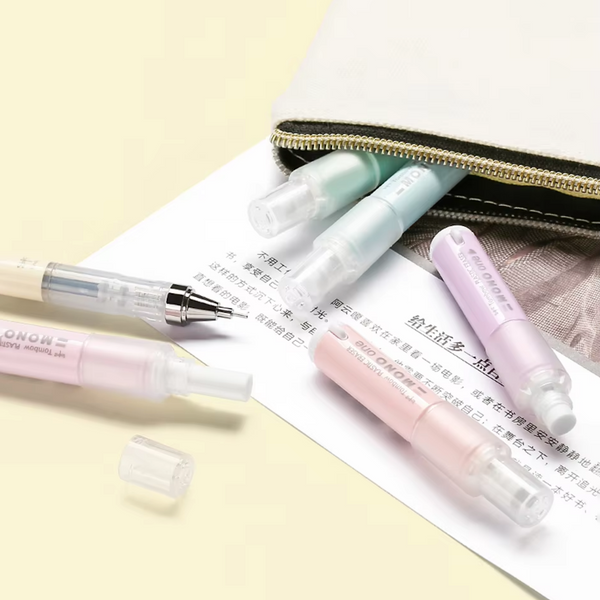 Tombow Mono One Holder Eraser - Mineral Colors