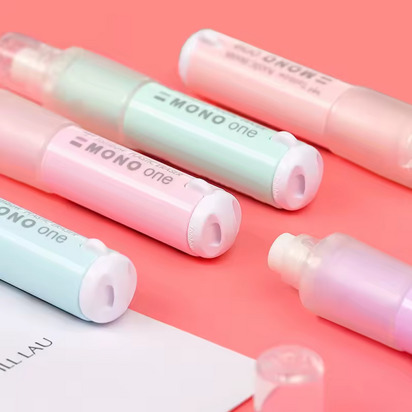 Tombow Mono One Holder Eraser - Mineral Colors