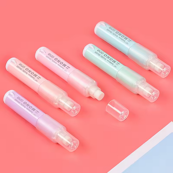 Tombow Mono One Holder Eraser - Mineral Colors