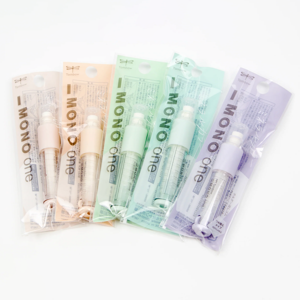 Tombow Mono One Holder Eraser - Mineral Colors