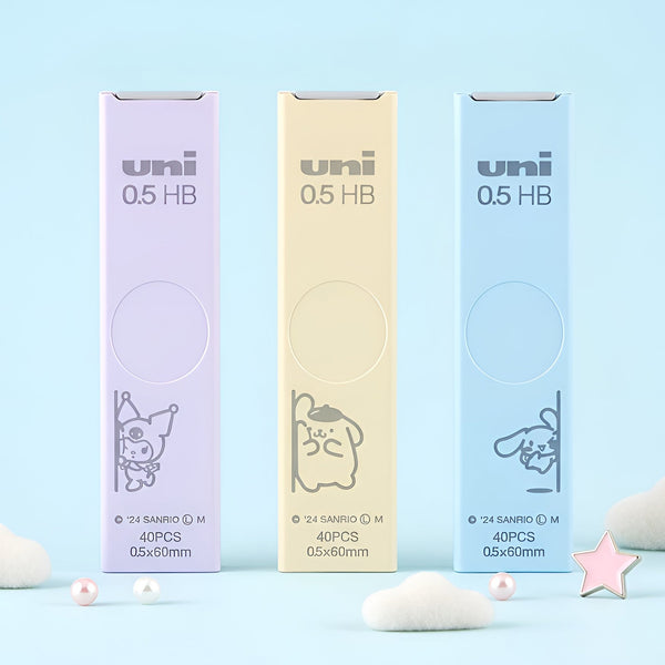 Uni Kuru Toga x Sanrio Characters Pencil Leads - Limited Edition