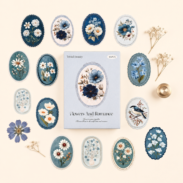 Vintage Botanica Label Stickers