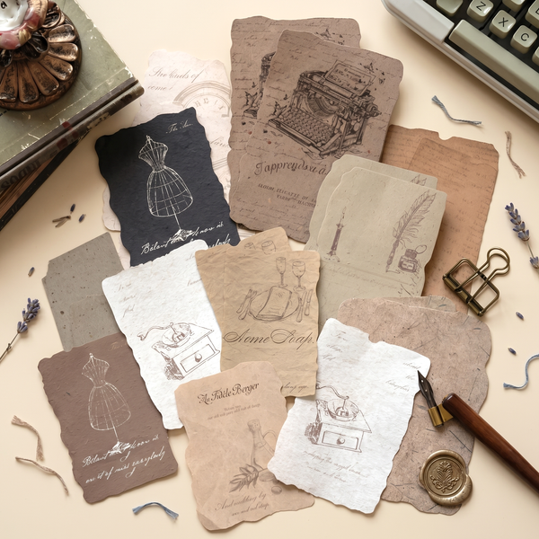 Vintage Botanical Collage Papers