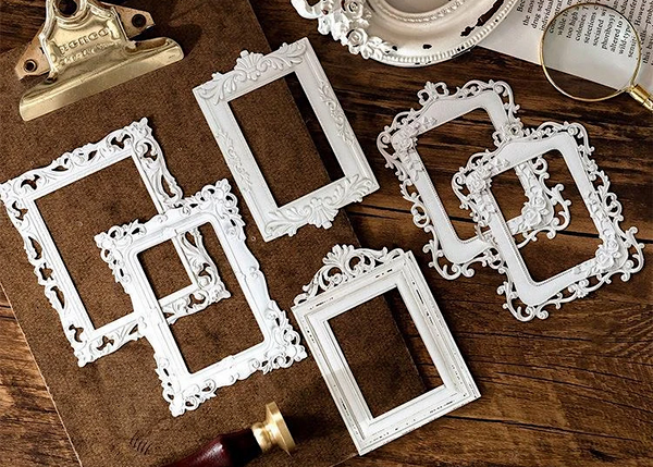 Vintage Frame Scrapbooking Stickers