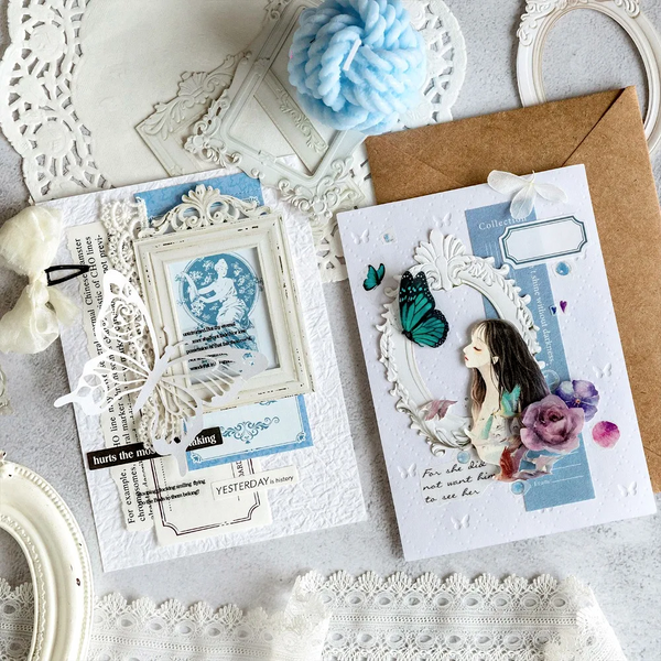 Vintage Frame Scrapbooking Stickers