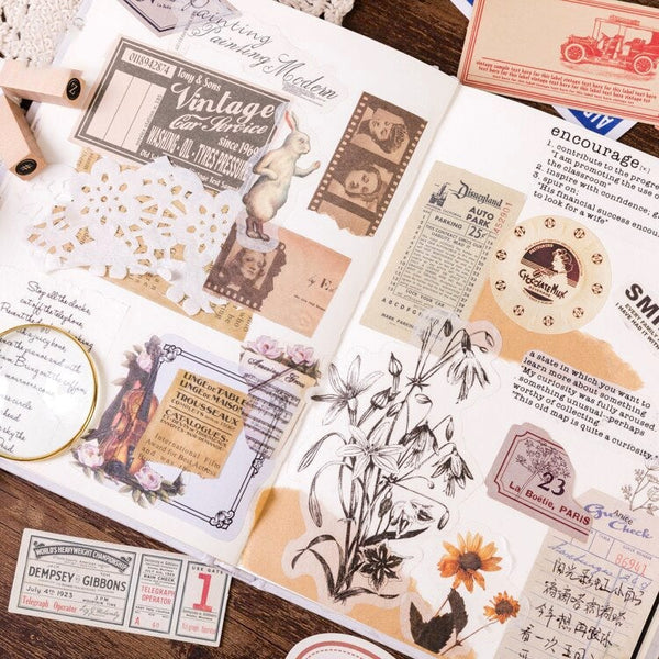 Vintage Label Stickers - Tickets