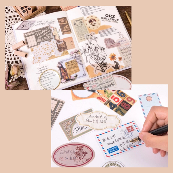 Vintage Label Stickers - Tickets