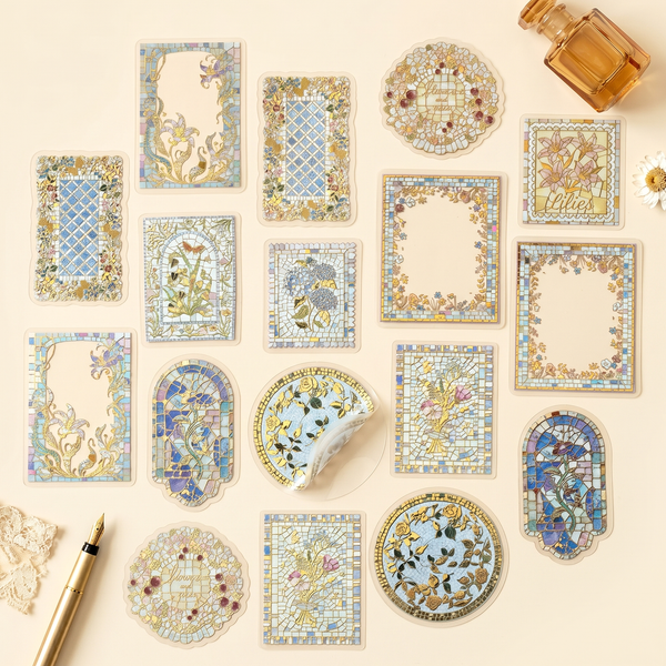 Vintage Mosaic Stickers