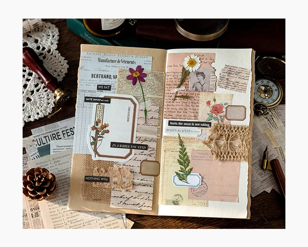 Vintage Scrapbooking Paper Pack