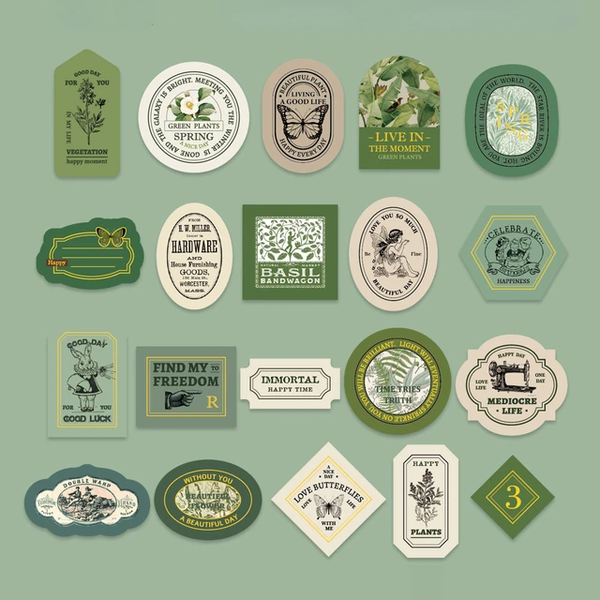 Vintage Seal Boxed Journaling Stickers