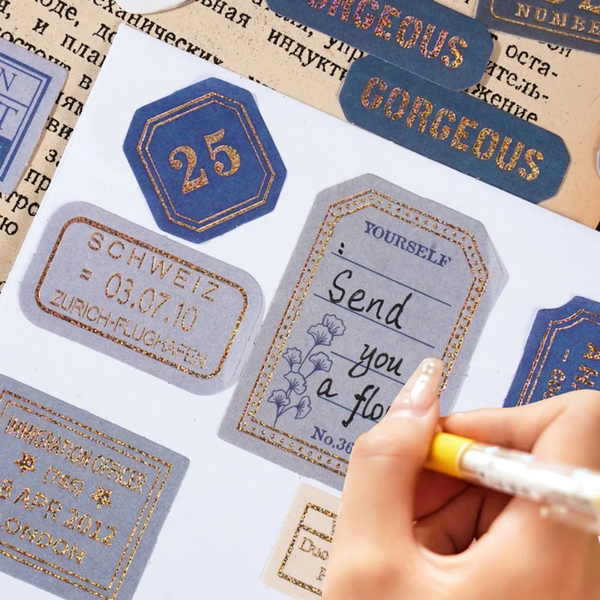 Vintage Seal Boxed Journaling Stickers