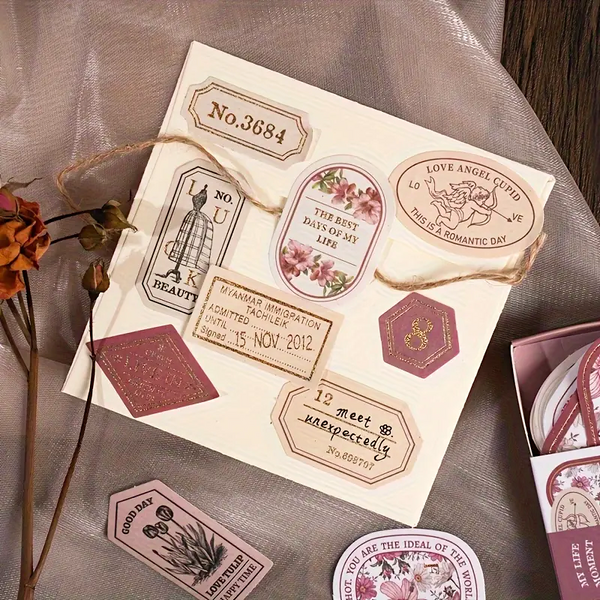 Vintage Seal Boxed Journaling Stickers