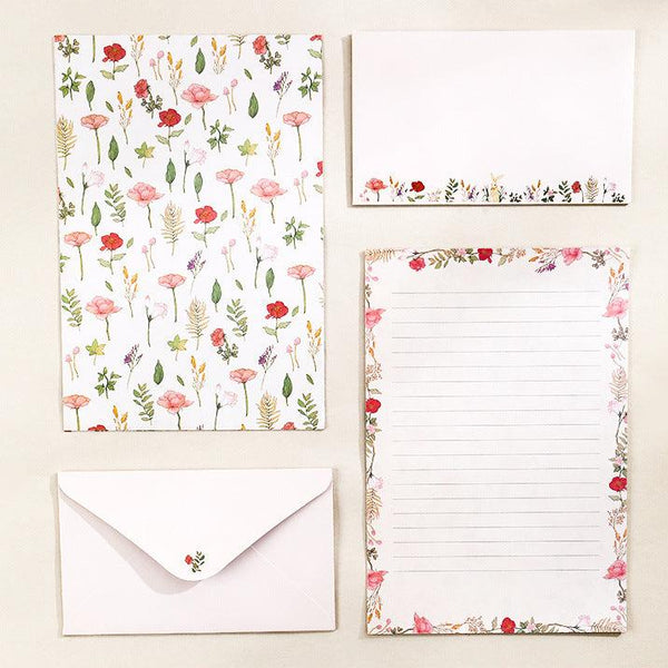 Vintage Botanical Letter Collection - Set of 6