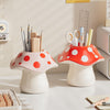 Whimsical Mushroom Pen Holder