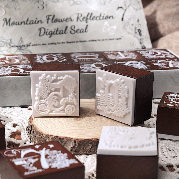 Whimsical Nature Stamp Collection - Alphabet and Numbers