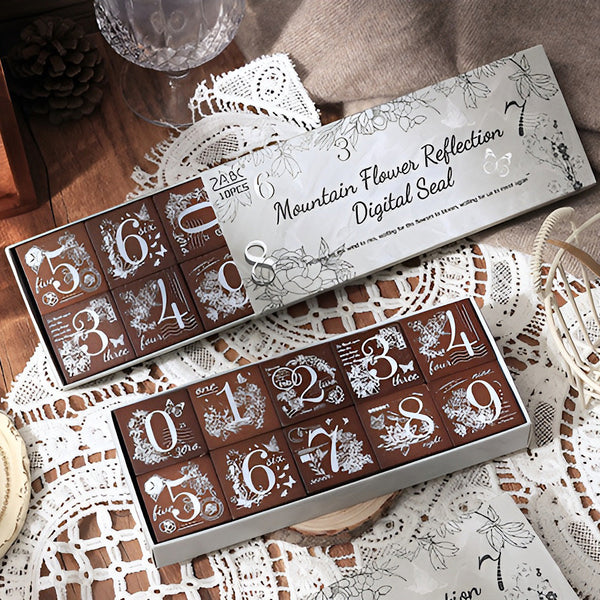 Whimsical Nature Stamp Collection - Alphabet and Numbers