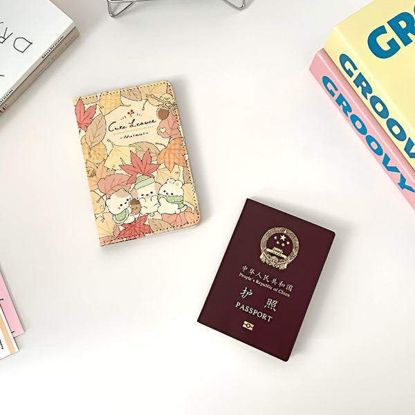 Whimsy Leaves & Forest Friends Passport Cover (2 Designs)