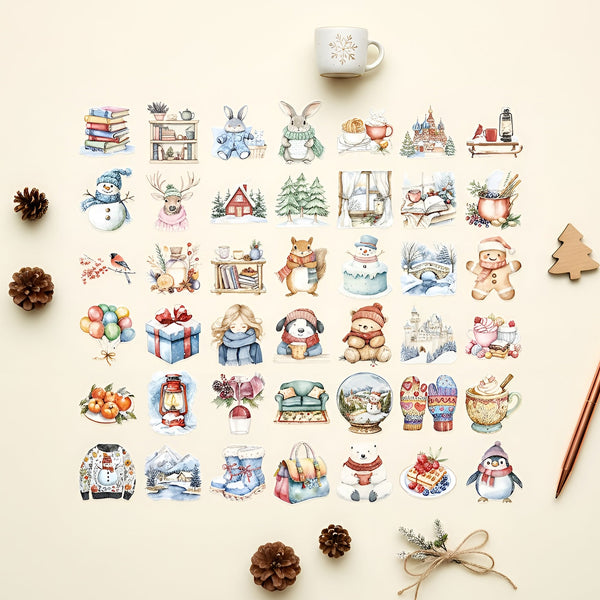 Winter Whispers Cozy Tales Stickers