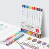 Zebra Clickart Knock Sign Pen 12 Color Set - Dark