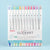 Zebra Clickart Knock Sign Pen 12 Color Set - Light