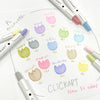 Zebra Clickart Knock Sign Pen - New Colors