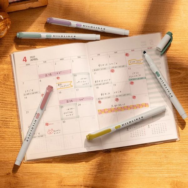 Zebra Mildliner Double Sided Highlighters - NEW COLORS