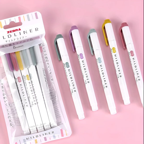 Zebra Mildliner Double Sided Highlighters - NEW COLORS