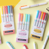Zebra Mildliner Double Sided Highlighters - 5 Pastel Color Set