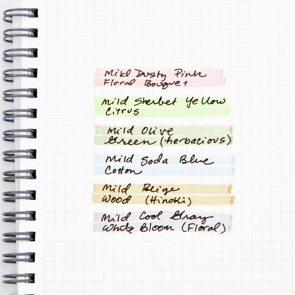 Zebra Mildliner Fragrance Double Sided Highlighters