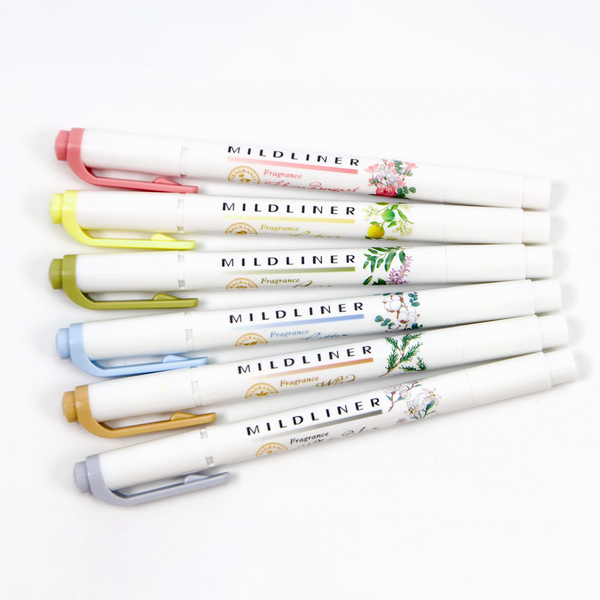 Zebra Mildliner Fragrance Double Sided Highlighters